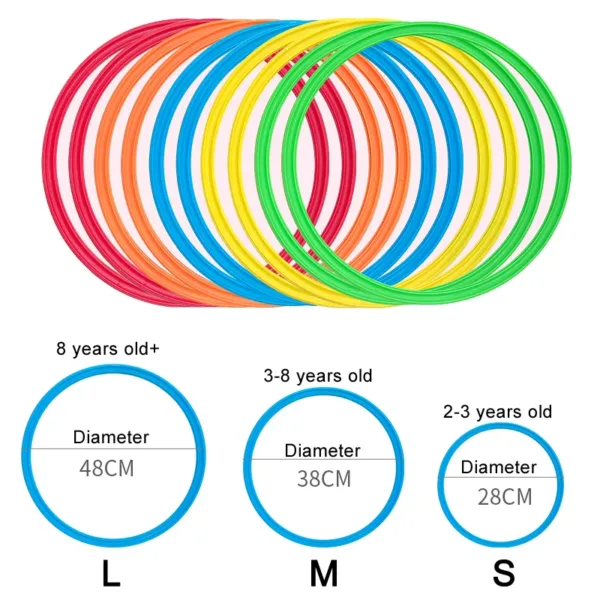 5PCS Children Outdoor Jumping Ring Kindergarten Children Sports ...