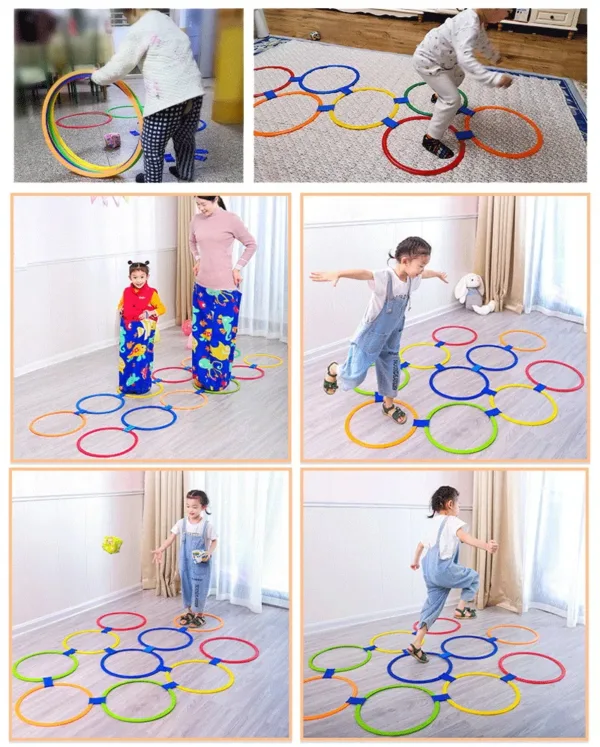5PCS Children Outdoor Jumping Ring Kindergarten Children Sports ...